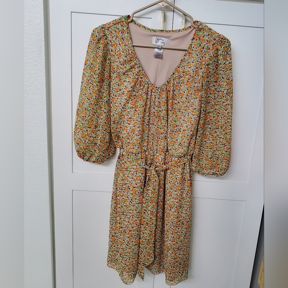 Sweet Storm Floral Dress size Large - Picture 1 of 5